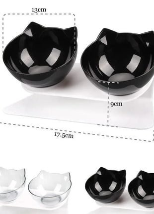 Modern Non-slip Cat Food Bowls