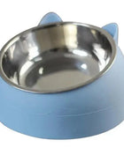 Durable Stainless Steel Cat Bowl Easy Clean Cute Feeding & Drinking Water Bowl