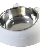Durable Stainless Steel Cat Bowl Easy Clean Cute Feeding & Drinking Water Bowl