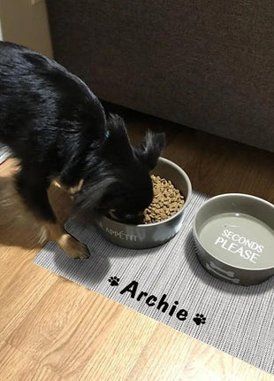 Durable Waterproof Pet Feeding Mat Water Cushion Non- Slip Personalized Pet Mat For Dog Cat Bowl Drinking Feeding Mat