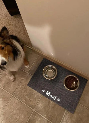 Durable Waterproof Pet Feeding Mat Water Cushion Non- Slip Personalized Pet Mat For Dog Cat Bowl Drinking Feeding Mat