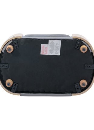 Scandinavian style Elevated Dog Bed Pet Sofa With Solid Wood legs and Bent Wood Back, Velvet Cushion,Small Size