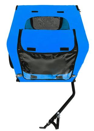 Pet Bike Trailer Dog Cart for Bicycle,Suitable for Small and Medium Pets, Easy Folding Cart Frame, Quick Release Wheel, Non-Slip Floor, Internal Leash