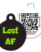 QR ID Pet Tag - Lost AF