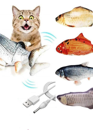 Electric Fish Cat Toy USB Charging