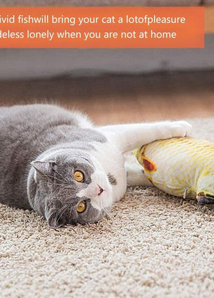 Electric Fish Cat Toy USB Charging