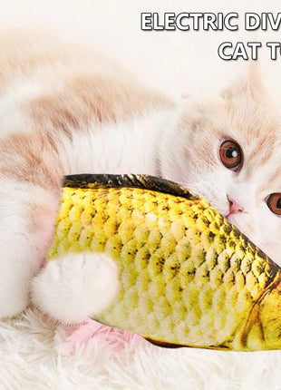Electric Fish Cat Toy USB Charging