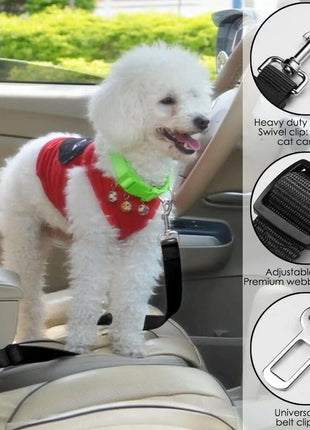 Premium Adjustable Pet Car Safety Belt: Secure Your Pet in Style