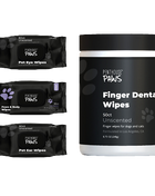 Complete 4-in-1 Pet Grooming Wipes Kit