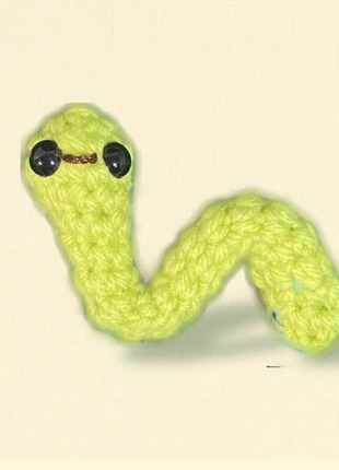 Noodle the inchworm | lightweight cat toy