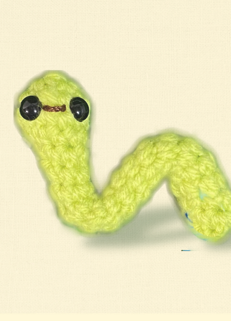 Noodle the inchworm | lightweight cat toy