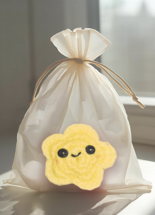 Handmade Catnip Toy | Twila L’Étoile the Celestial Chunkle Puff Infused with Miracle Nip Botanicals