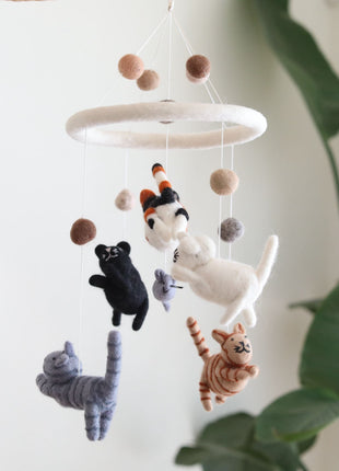 Felt Cat Baby Mobile - Pup List
