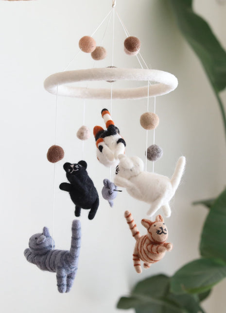 Felt Cat Baby Mobile - Pup List