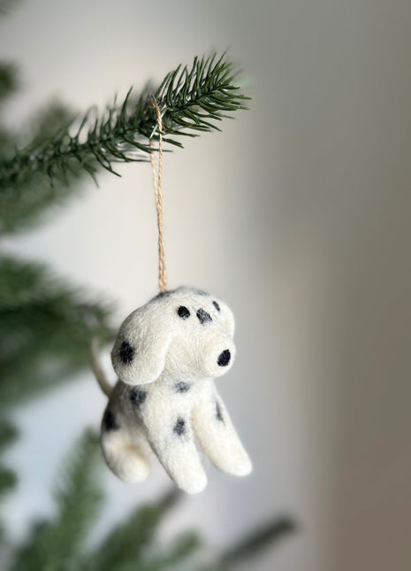 Felt Dalmatian Ornament