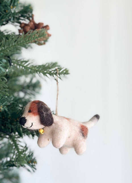 Felt Ornament - Beagle with Bell - Pup List