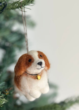 Felt Ornament - Cavalier King Charles Spaniel Dog