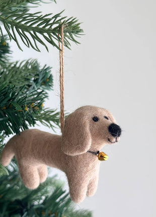 Felt Ornament - Dachshund Dogs