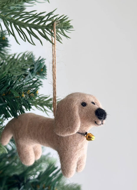 Felt Ornament - Dachshund Dogs