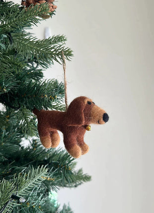 Felt Ornament - Dachshund Dogs