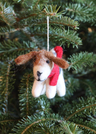 Felt Ornament - Jack Russell