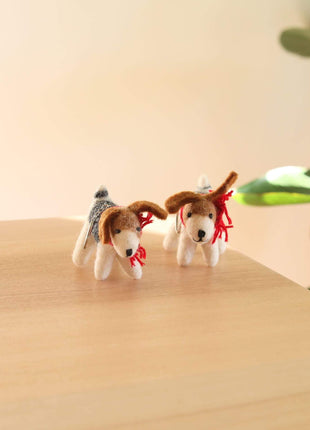 Felt Ornament - Jack Russell Dog