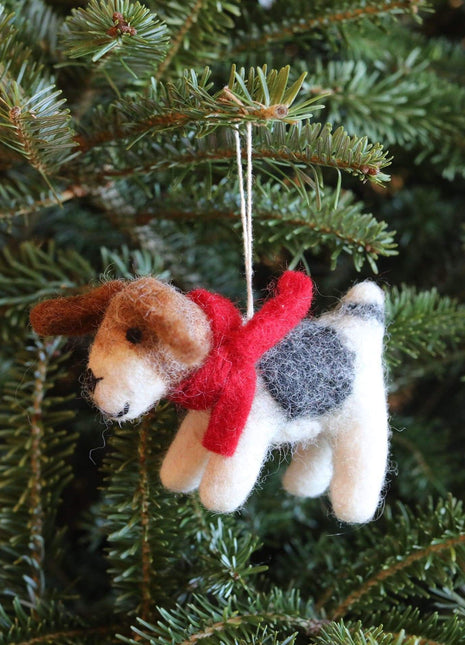 Felt Ornament - Jack Russell
