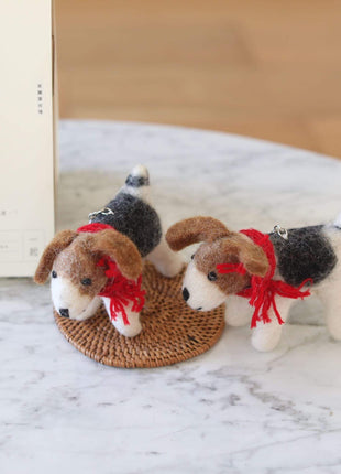 Felt Ornament - Jack Russell Dog