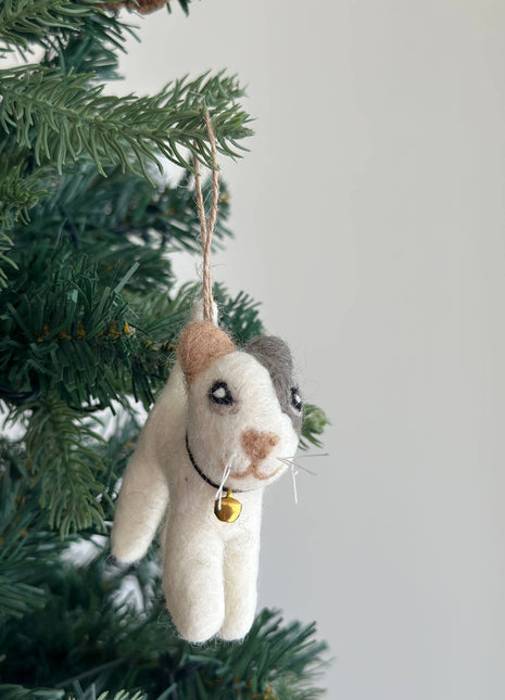 Felt Ornament - Playful Cat