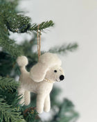 Felt Ornament - Poodle Ornament