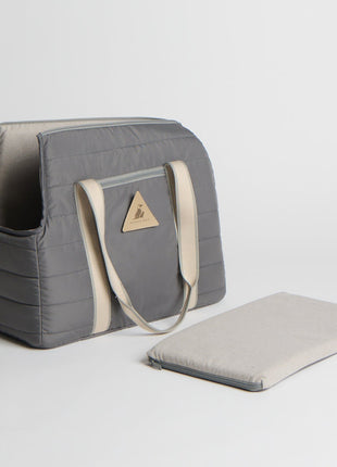 Nooee Pet Finn Carrier – Lightweight Quilted Dog Carrier with Easy-Care Cushion