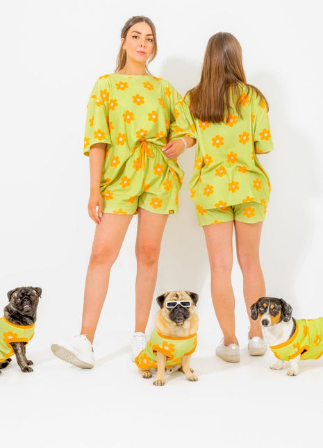 Flower Power Dog T-shirt - Pup List