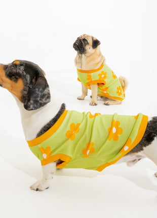 Flower Power Dog T-shirt - Pup List