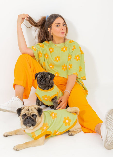 Flower Power Human Oversized T-shirt - Pup List