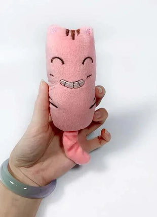 Funny Colorful Teeth Grinding Catnip Toys Cute Kitten Chewing Toy Stuffed Toys For Pets Soft Cat Toys