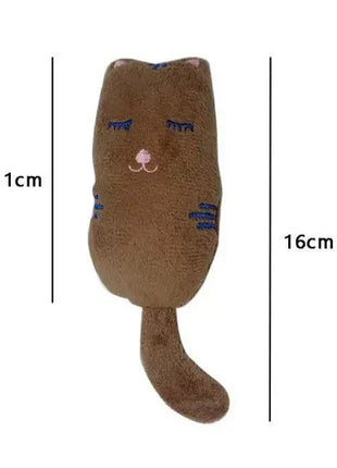 Funny Colorful Teeth Grinding Catnip Toys Cute Kitten Chewing Toy Stuffed Toys For Pets Soft Cat Toys