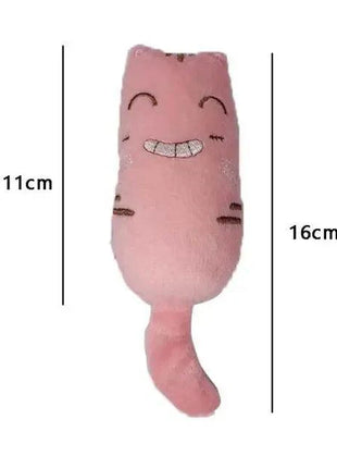 Funny Colorful Teeth Grinding Catnip Toys Cute Kitten Chewing Toy Stuffed Toys For Pets Soft Cat Toys
