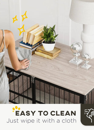 Ayers Large Dog Kennel Crate Furniture