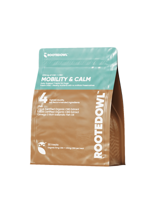 Mobility & Calm  CBD + CBG Freeze-Dried Bites for Dogs - Fish Protein - 30 Count - Pup List