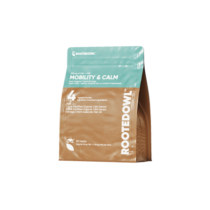 Mobility & Calm  CBD + CBG Freeze-Dried Bites for Dogs - Fish Protein - 30 Count - Pup List