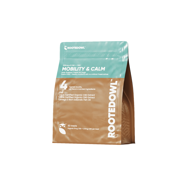 Mobility & Calm  CBD + CBG Freeze-Dried Bites for Dogs - Fish Protein - 30 Count - Pup List