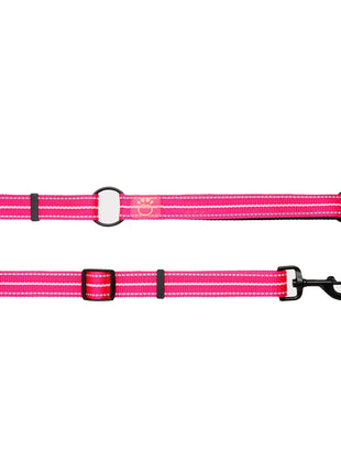 Reflective Leash - EEZY-6 - Neon Pink