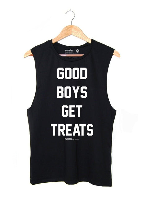 Good Boys Get Treats Muscle Tank | Gift for Dog Dads & Dog Lovers