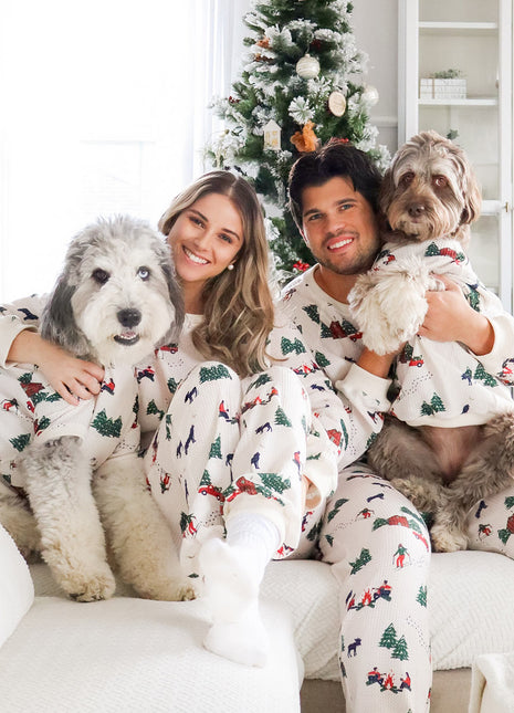 Waffle Knit Pajama (Only Dog Sizes Left)