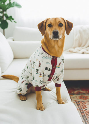 Fun Fam Surfing Santa Pajama (Dog & Kid Sizes Only)