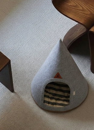 Nooee Pet Cave Toby (S)-Gray