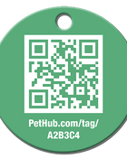 PetHub QR Pet ID Tag – Classic Aluminum - Pup List