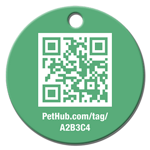 PetHub QR Pet ID Tag – Classic Aluminum - Pup List