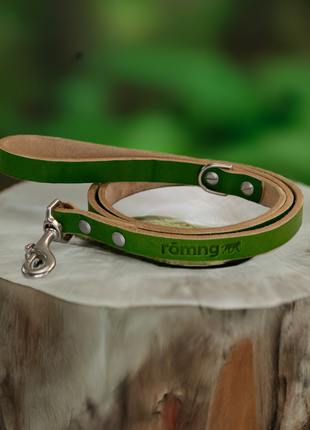 handmade leather dog leash
