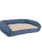 GreenDog Bolster Bed- Checkered Wave